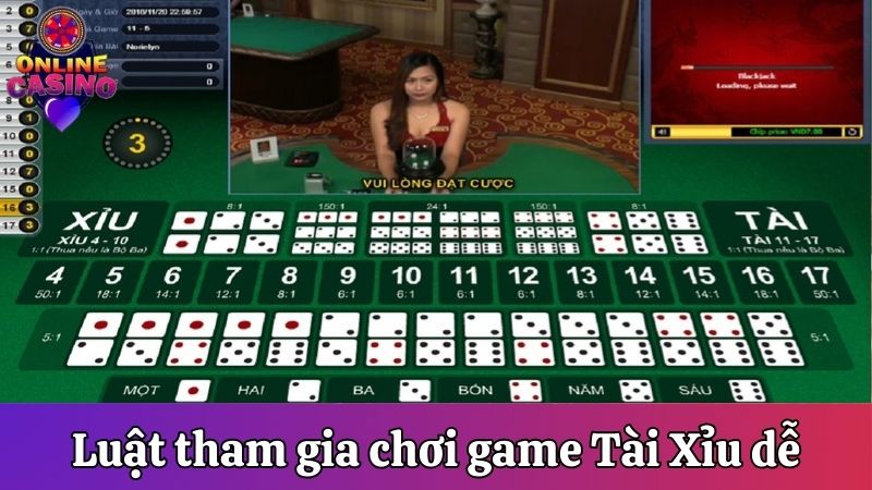 Luật tham gia chơi game Tài Xỉu trực tuyến dễ nhất