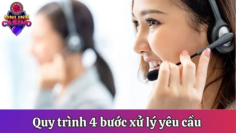 Quy trình 4 bước xử lý yêu cầu từ hội viên