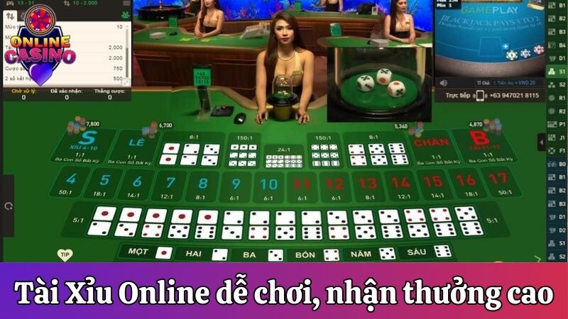 Tài Xỉu online dễ chơi, cơ hội nhận thưởng cao