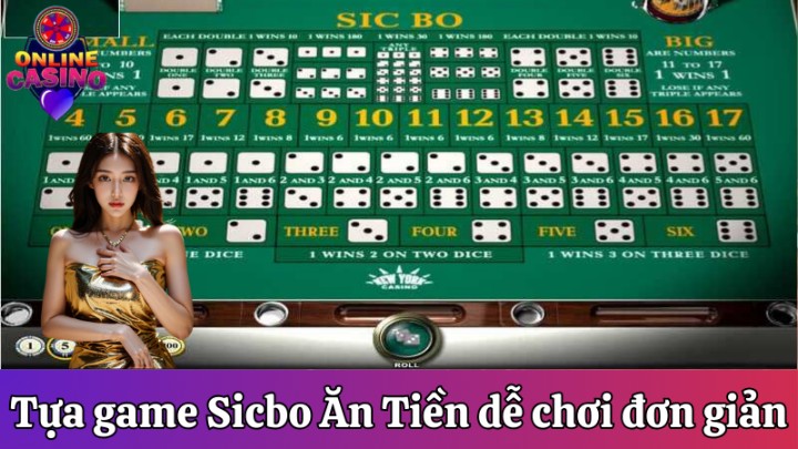Tựa game Sicbo ăn tiền dễ chơi đơn giản